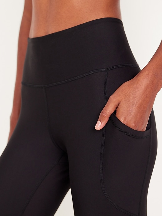 L'image numéro 4 présente Legging PowerSoft à taille haute longueur 7/8