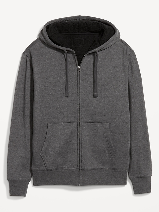 Image number 4 showing, Sherpa-Lined Zip Hoodie