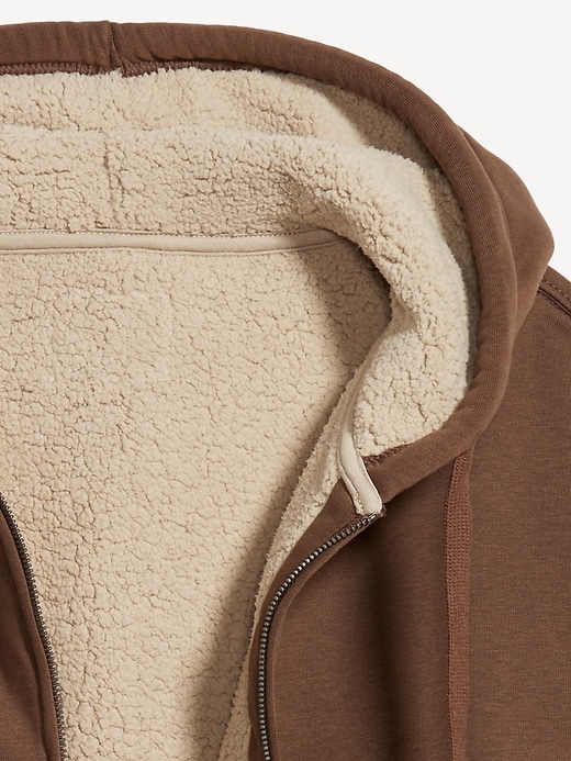 Image number 5 showing, Sherpa-Lined Zip Hoodie