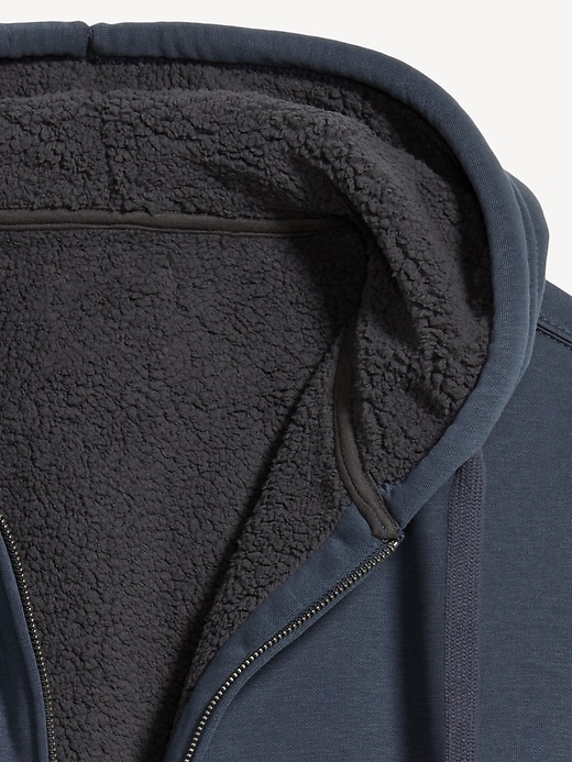 Image number 5 showing, Sherpa-Lined Zip Hoodie