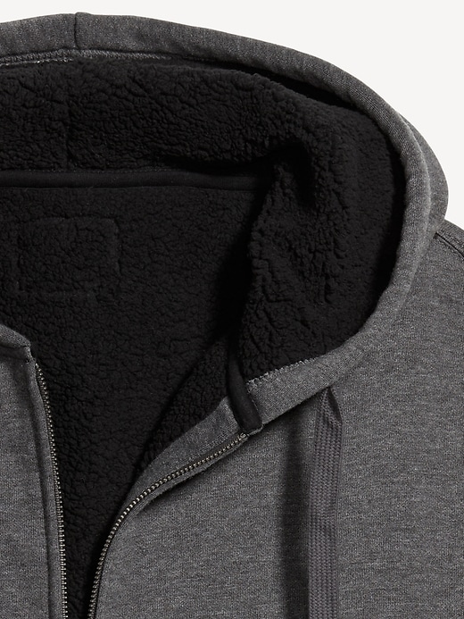 Image number 5 showing, Sherpa-Lined Zip Hoodie