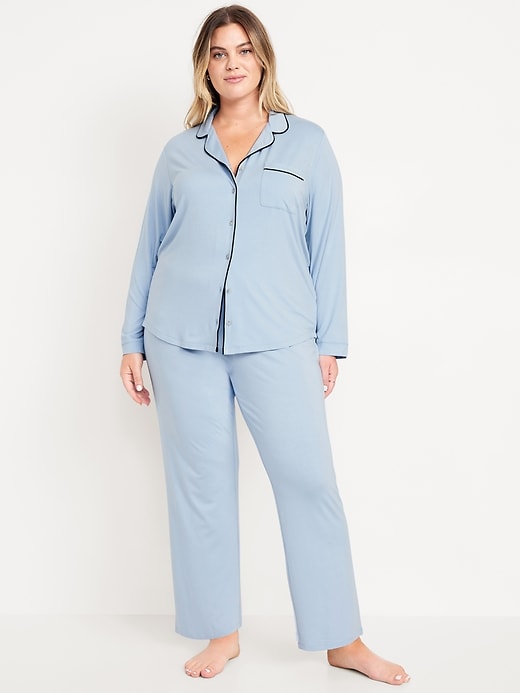 Image number 7 showing, Knit Jersey Pajama Pant Set