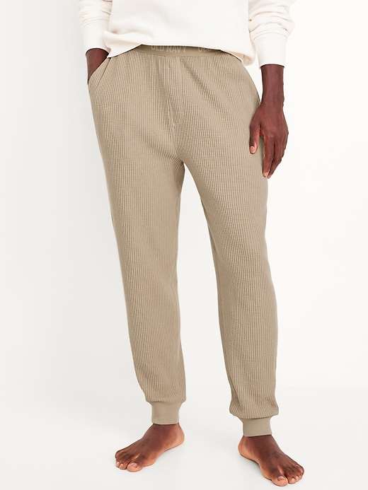 Image number 1 showing, Waffle Pajama Joggers