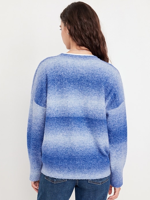 Image number 2 showing, Cozy Crew-Neck Ombré Sweater