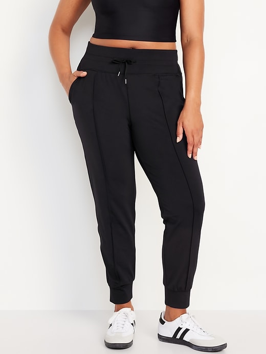 L'image numéro 4 présente Pantalon de jogging PowerSoft à couture et à taille haute