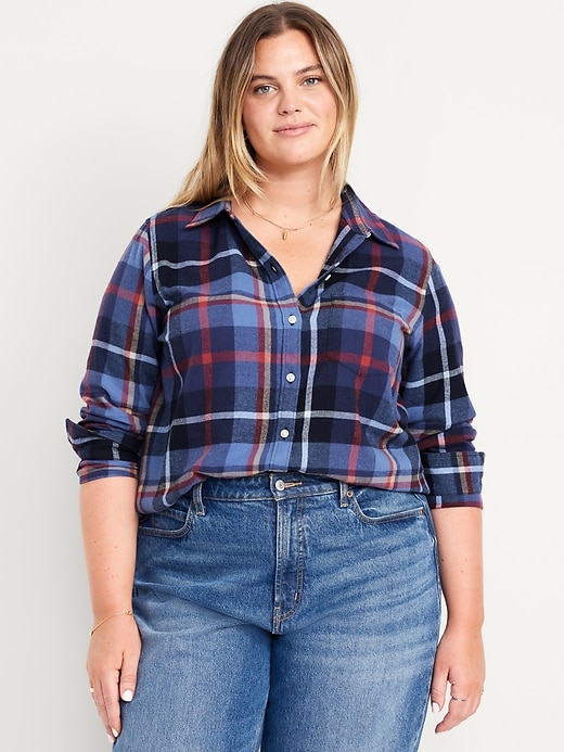 Image number 6 showing, Classic Flannel Button-Down Shirt