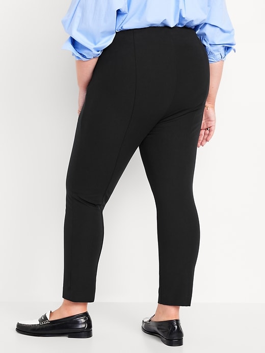 L'image numéro 7 présente Pantalon Pixie élégant ajusté à taille très haute