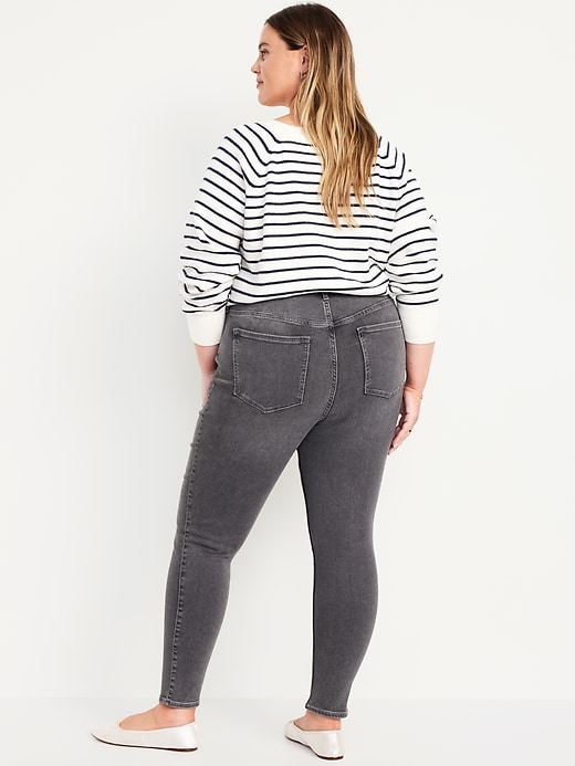 Image number 7 showing, Extra High-Waisted Rockstar 360° Stretch Super-Skinny Jeans