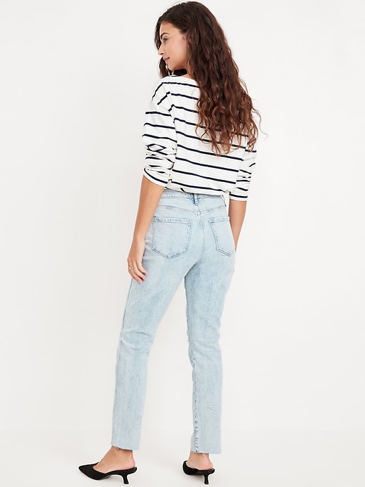 Image number 4 showing, High-Waisted Vintage Slim Jeans