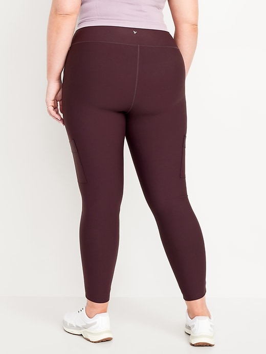 Image number 7 showing, High-Waisted PowerSoft Cargo 7/8 Leggings