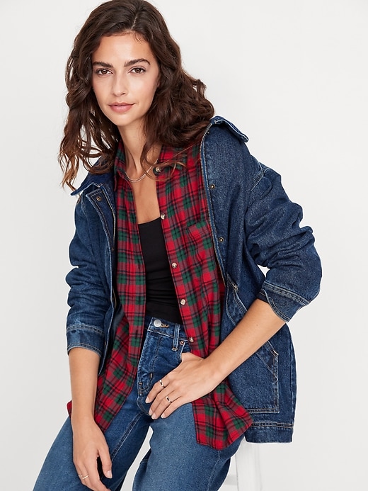 Image number 3 showing, Classic Flannel Button-Down Shirt