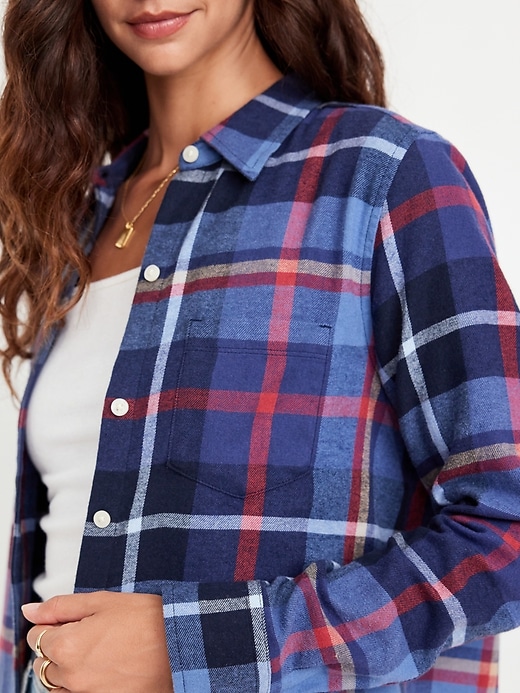 Image number 4 showing, Classic Flannel Button-Down Shirt