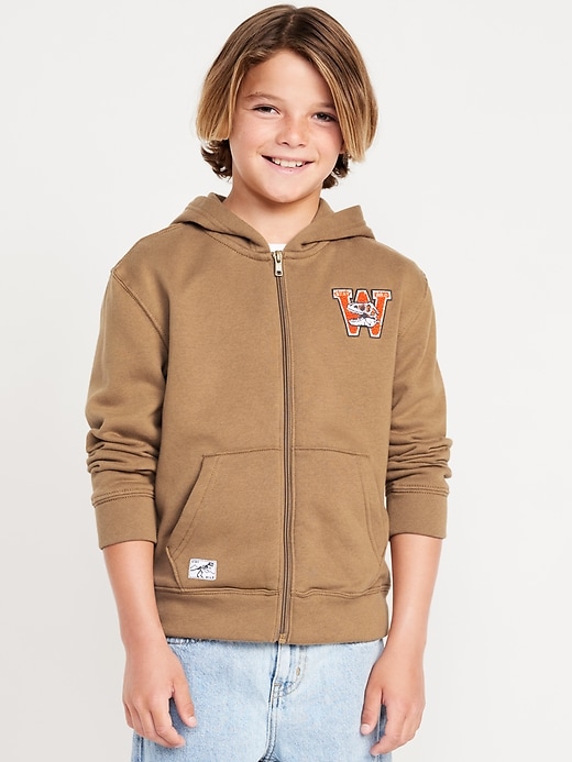 View large product image 1 of 4. Graphic Zip-Front Hoodie for Boys