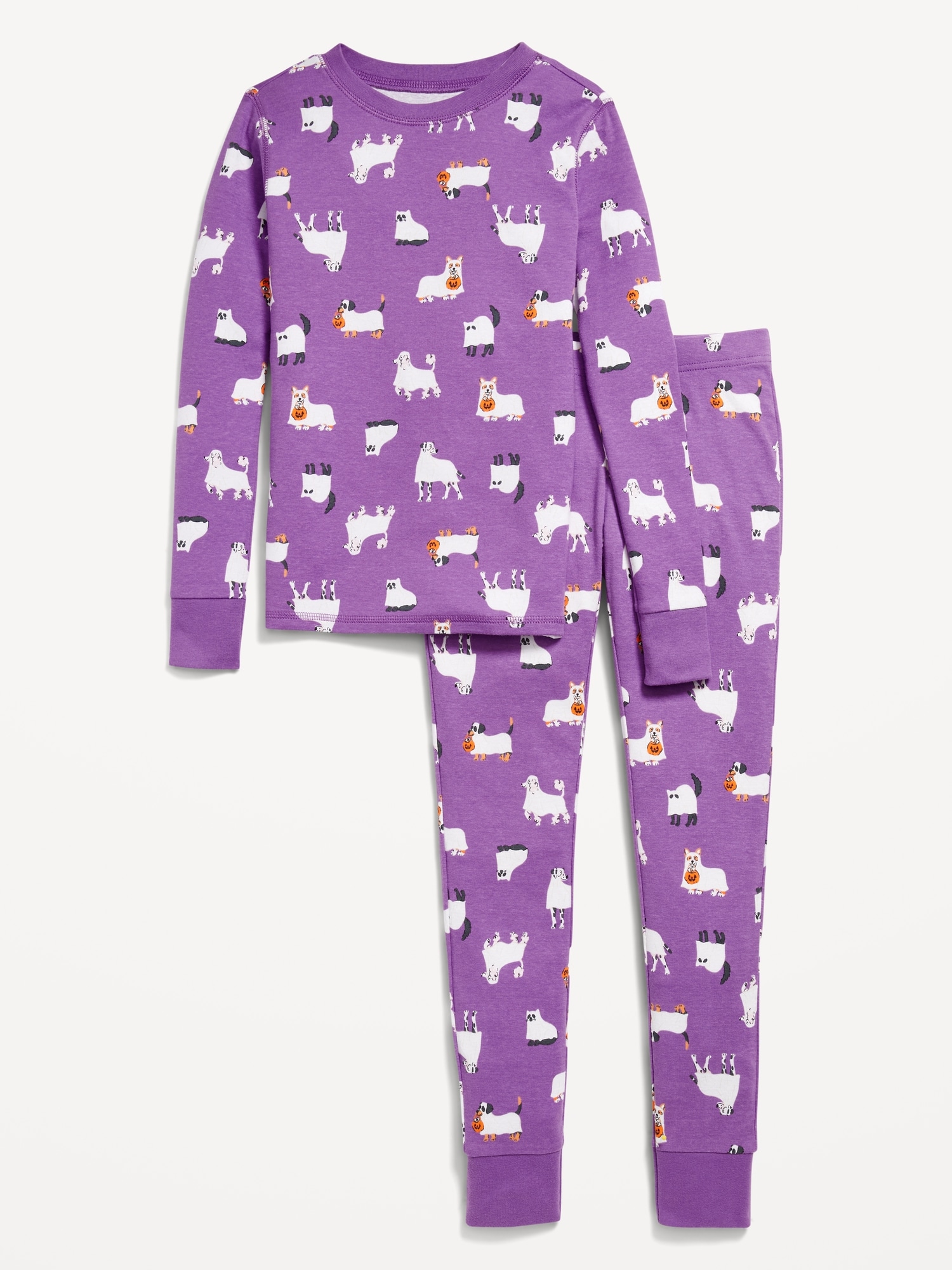 Printed Snug-Fit Pajama Set for Girls