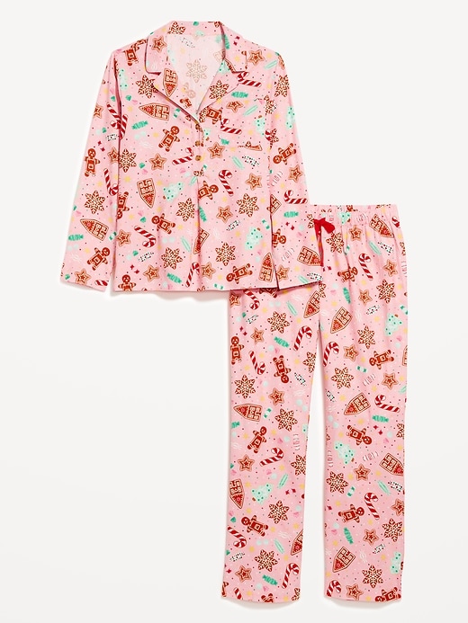 Image number 6 showing, Maternity Matching Flannel Pajama Set