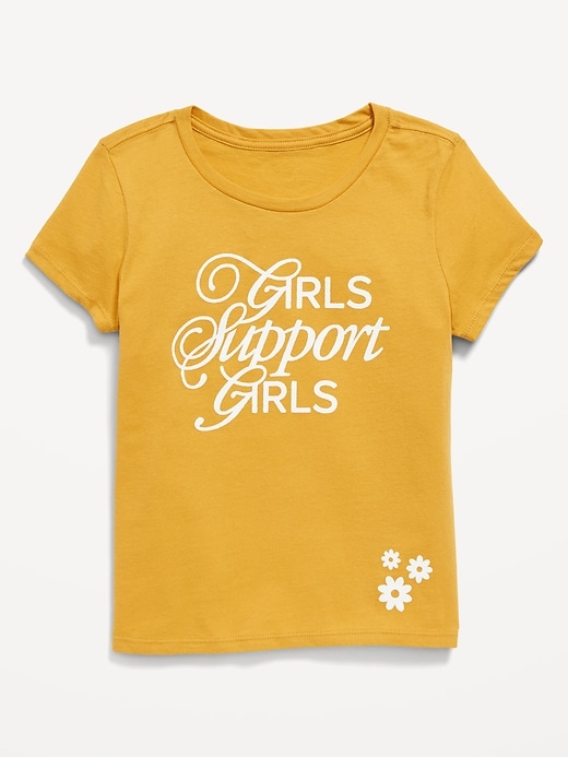 Voir une image plus grande du produit 1 de 1. T-shirt à manches courtes à imprimé pour fille