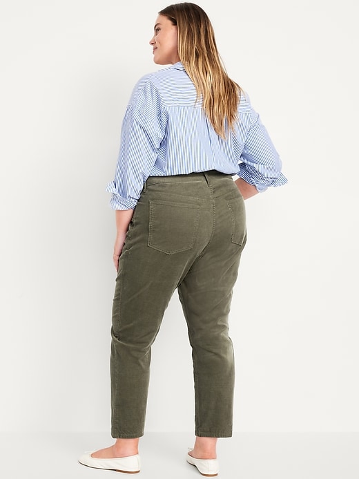 Image number 7 showing, High-Waisted OG Straight Corduroy Ankle Pants