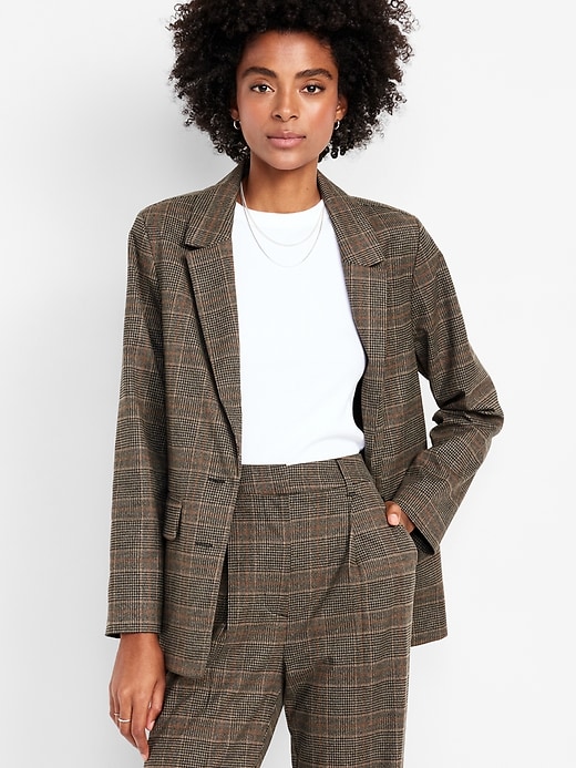 Image number 1 showing, Relaxed Twill Blazer