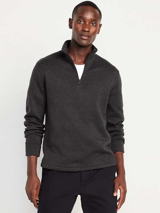 Image number 1 showing, Quarter-Zip Sweater