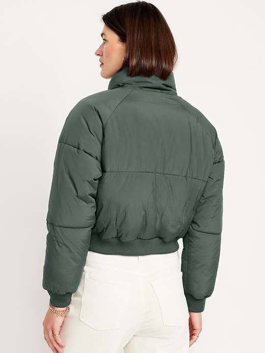 Image number 2 showing, Oversized Crop Puffer Jacket