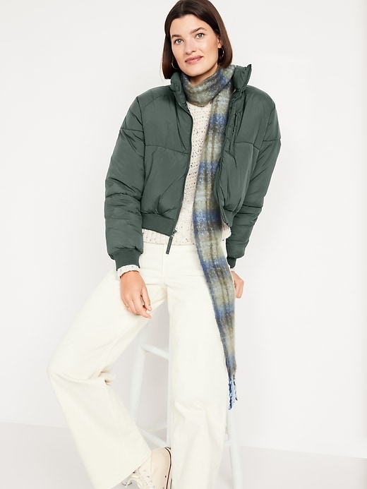 Image number 3 showing, Oversized Crop Puffer Jacket