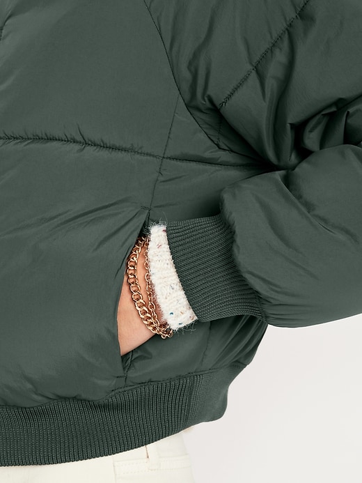 Image number 5 showing, Oversized Crop Puffer Jacket