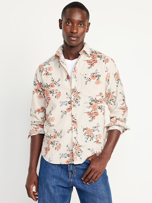 Image number 1 showing, Button-Down Corduroy Shirt