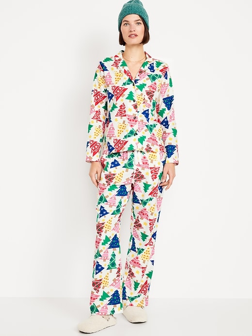 Image number 1 showing, Flannel Pajama Set for Women