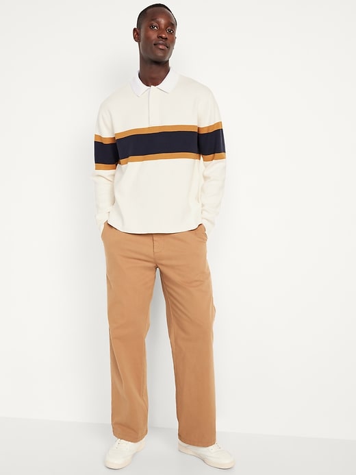 Image number 3 showing, Rugby Stripe Polo Sweater