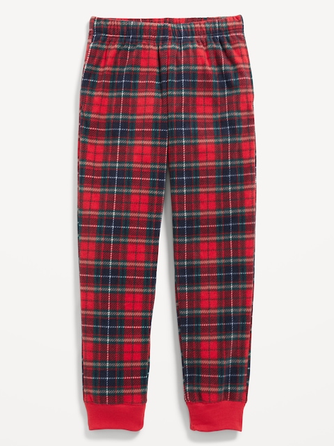 Pantalon de pyjama en micromolleton à imprimé pour fille
