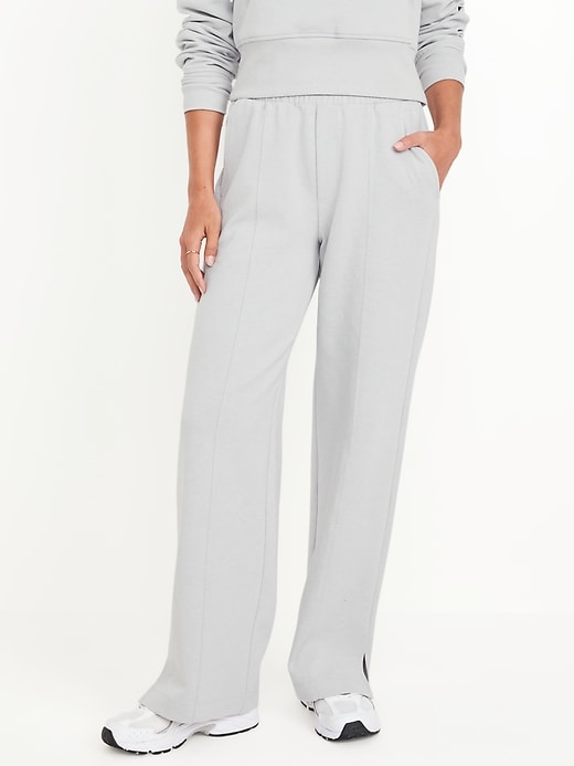 Image number 1 showing, High-Waisted Dynamic Fleece Trouser Pants