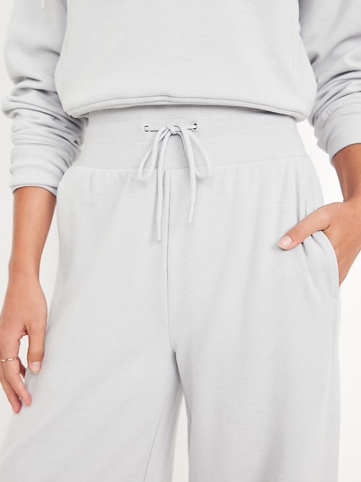Image number 3 showing, Dynamic Fleece Wide-Leg Sweatpants