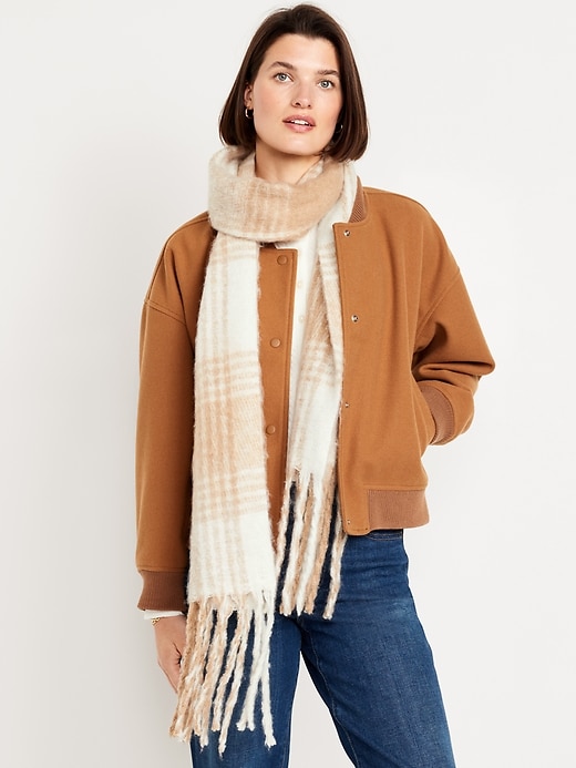 Image number 1 showing, Fringed Scarf