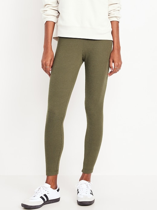 Image number 1 showing, High-Waisted Brushed Leggings