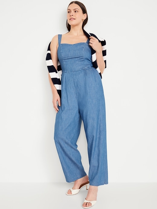 Image number 4 showing, Fit & Flare Cami Jumpsuit