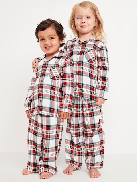 Unisex Printed Pajama Set for Toddler & Baby
