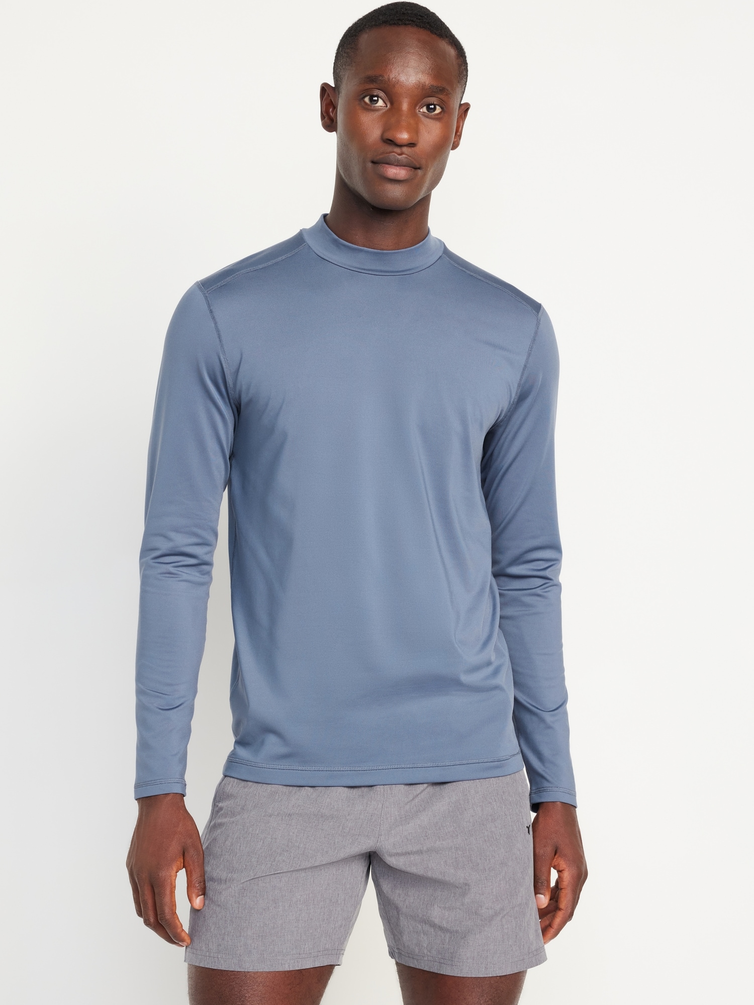 Cozy Baselayer Mock-Neck T-Shirt