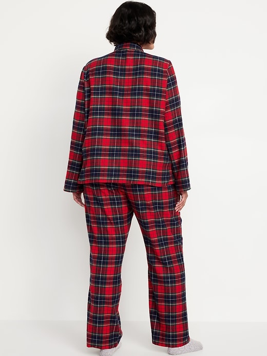 Image number 8 showing, Flannel Pajama Set for Women