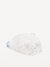 View large product image 4 of 4. Gender-Neutral Faux-Fur Critter Slippers for Kids