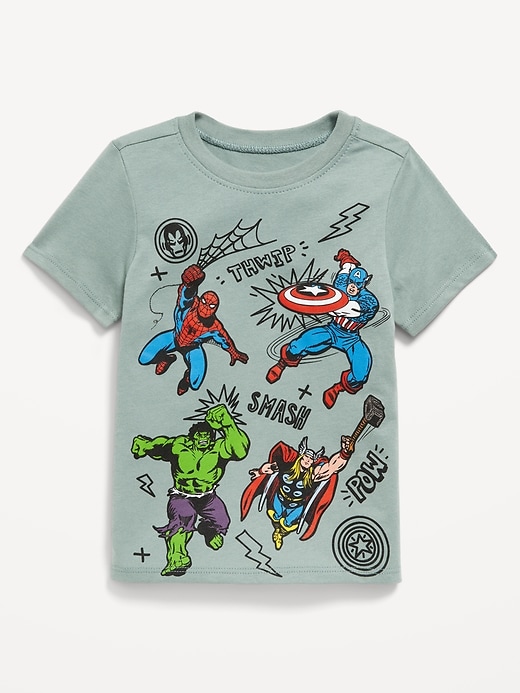 View large product image 1 of 2. Marvel™ Unisex Graphic T-Shirt for Toddler