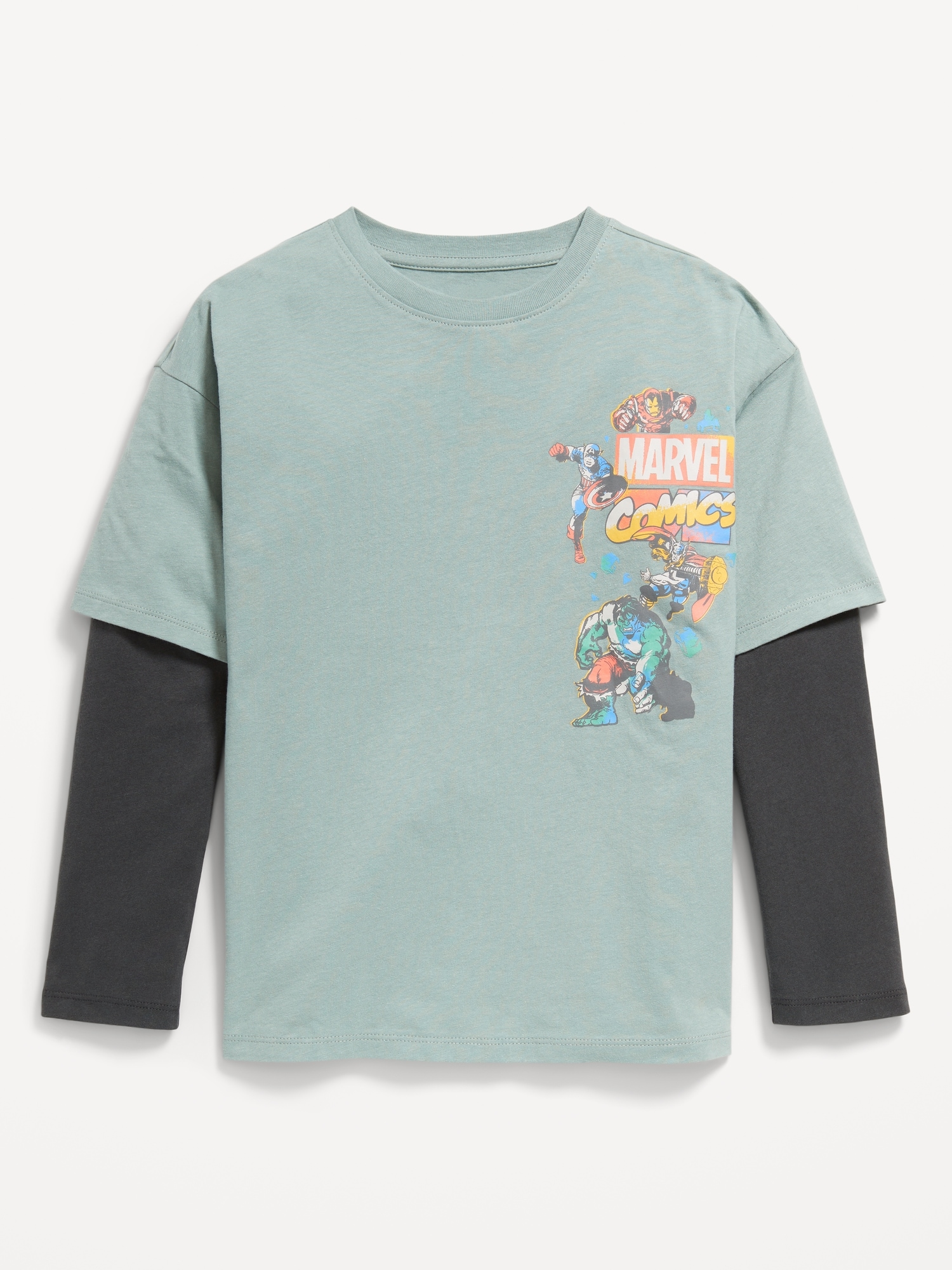 Marvel™ Oversized Two-In-One Graphic T-Shirt for Boys