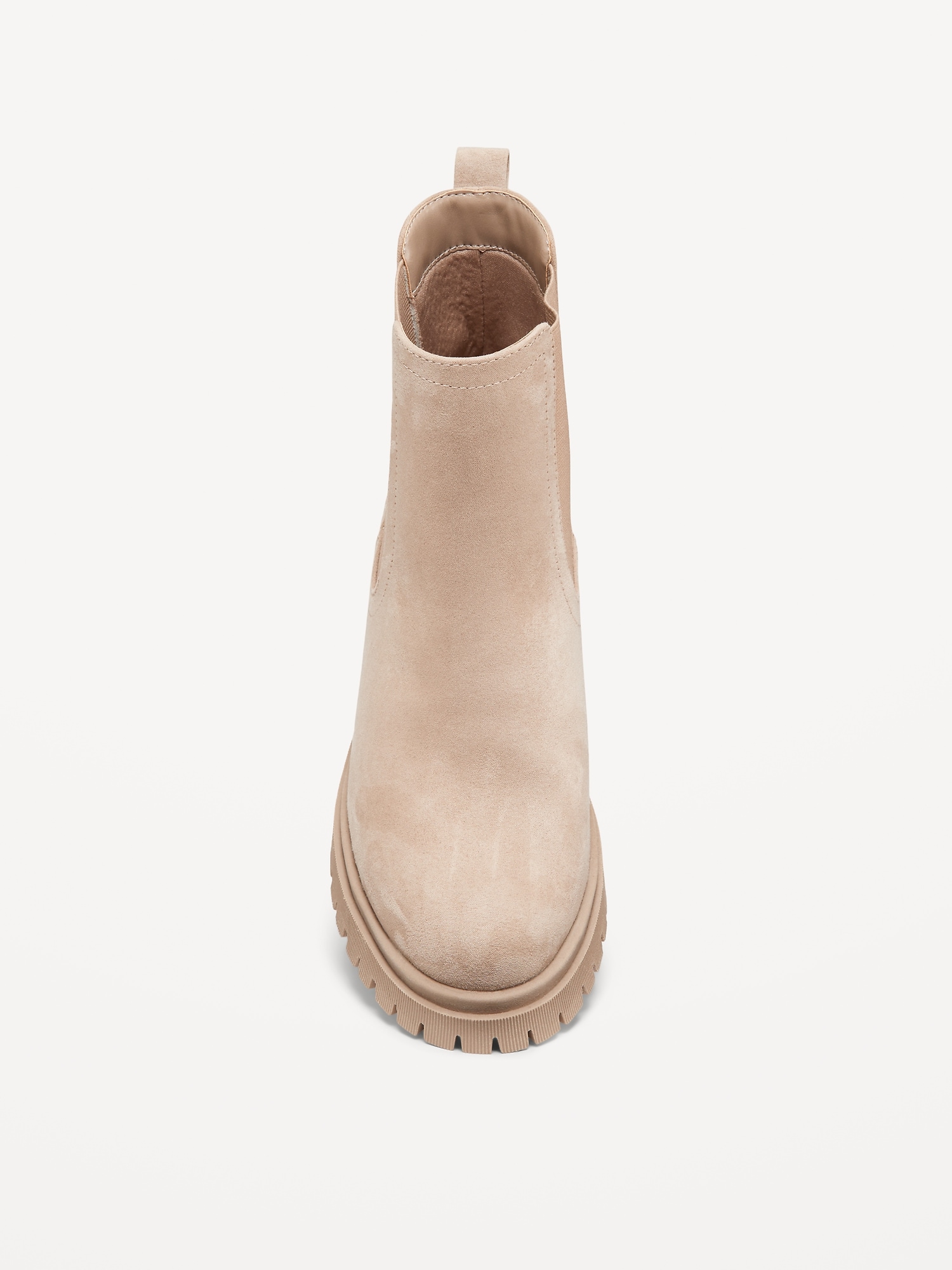 Chunky Heel Chelsea Boot