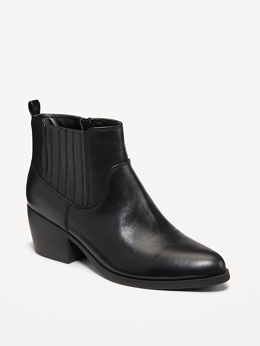 Image number 1 showing, Western Ankle Boots