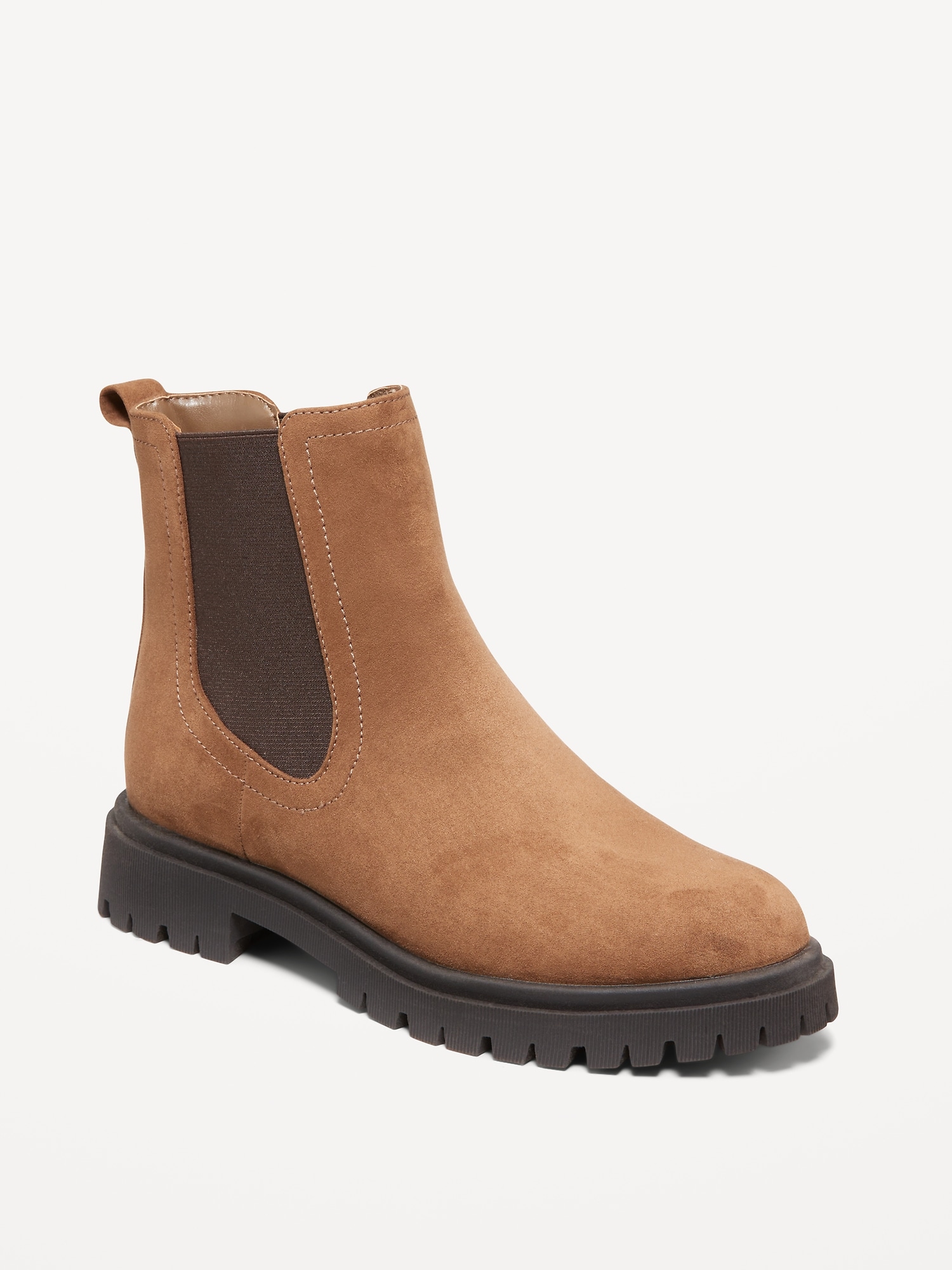 Chunky Heel Chelsea Boot