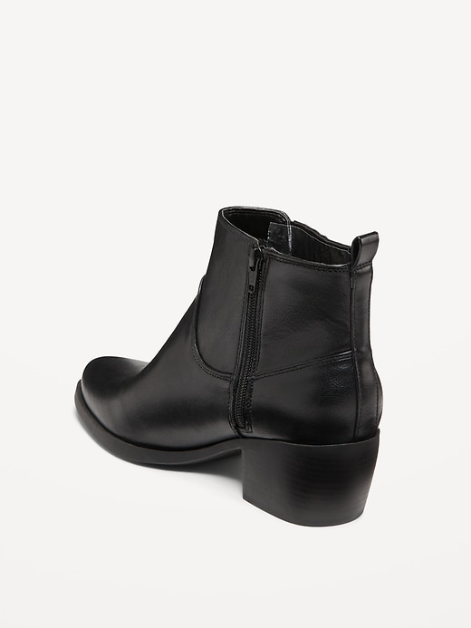 Image number 5 showing, Western Ankle Boots