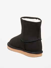 Voir une image plus grande du produit 3 de 3. Bottes en faux suède doublées de fausse fourrure pour fille