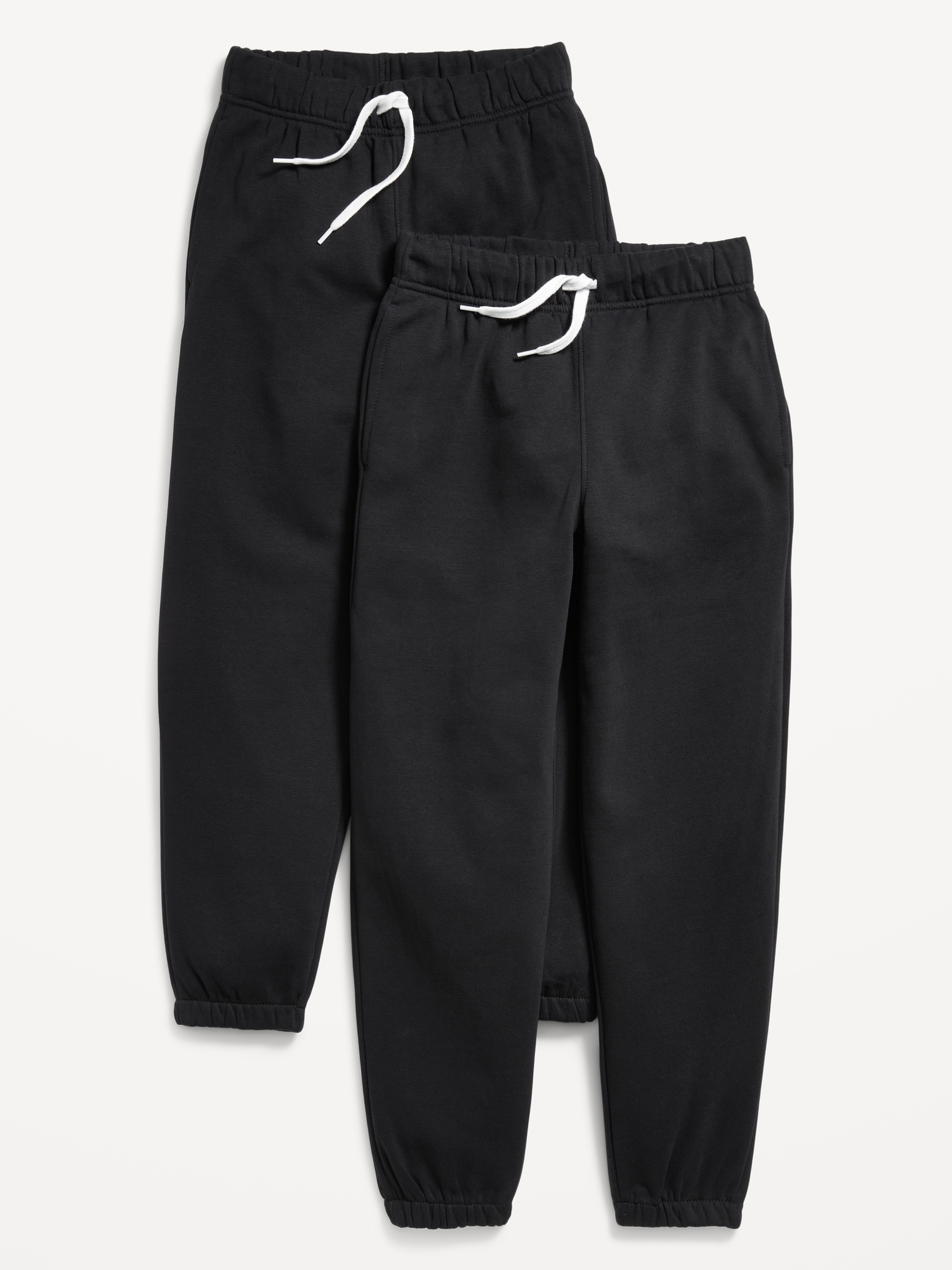 Pantalon de jogging coupe généreuse en coton ouaté pour Garçon (paquet de 2)