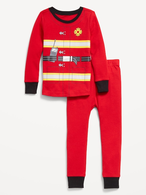 Snug-Fit Graphic Pajama Set for Toddler & Baby