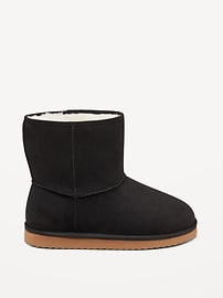 Voir une image plus grande du produit 3 de 4. Bottes en faux suède doublées de similifourrure pour fille