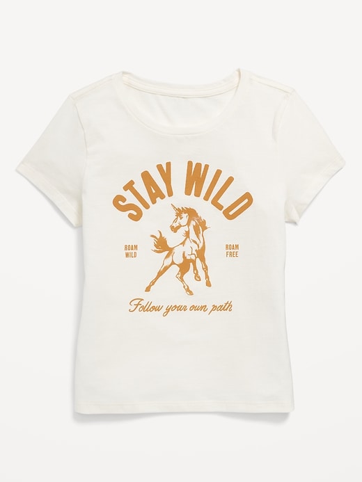 View large product image 1 of 1. Short-Sleeve Graphic T-Shirt for Girls